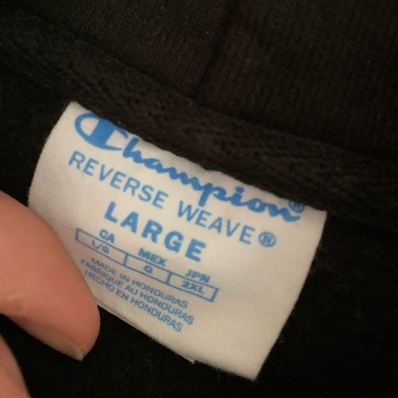 DETAILED CHAMPION HOODIE - Picture 2 of 2